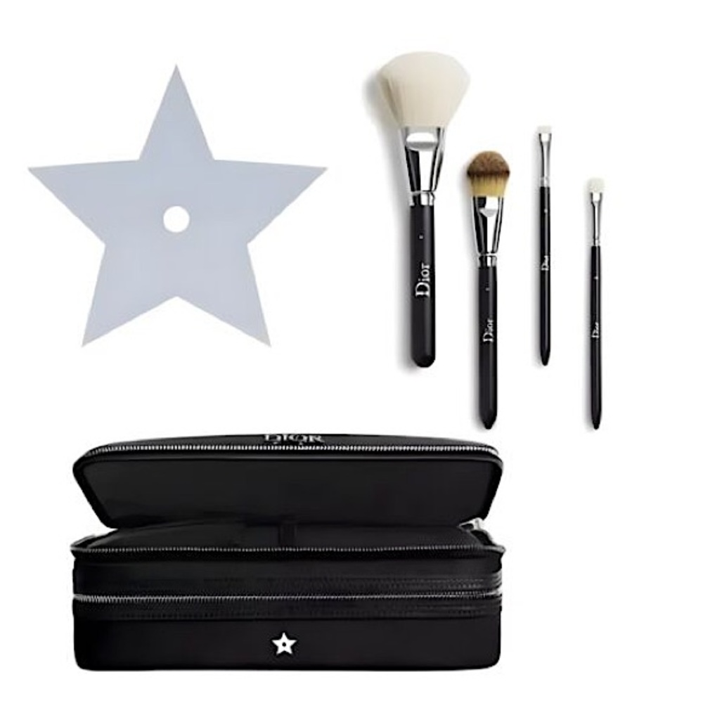 NIB Authentic Dior Platinum Exclusive Brush Set